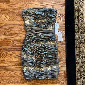 NWT $358 Julian Joyce by Mandalay Strapless Dress